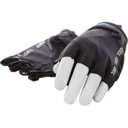 Mirage handschoen vingerloos Lycra gel zwart XL (8717729483022)
