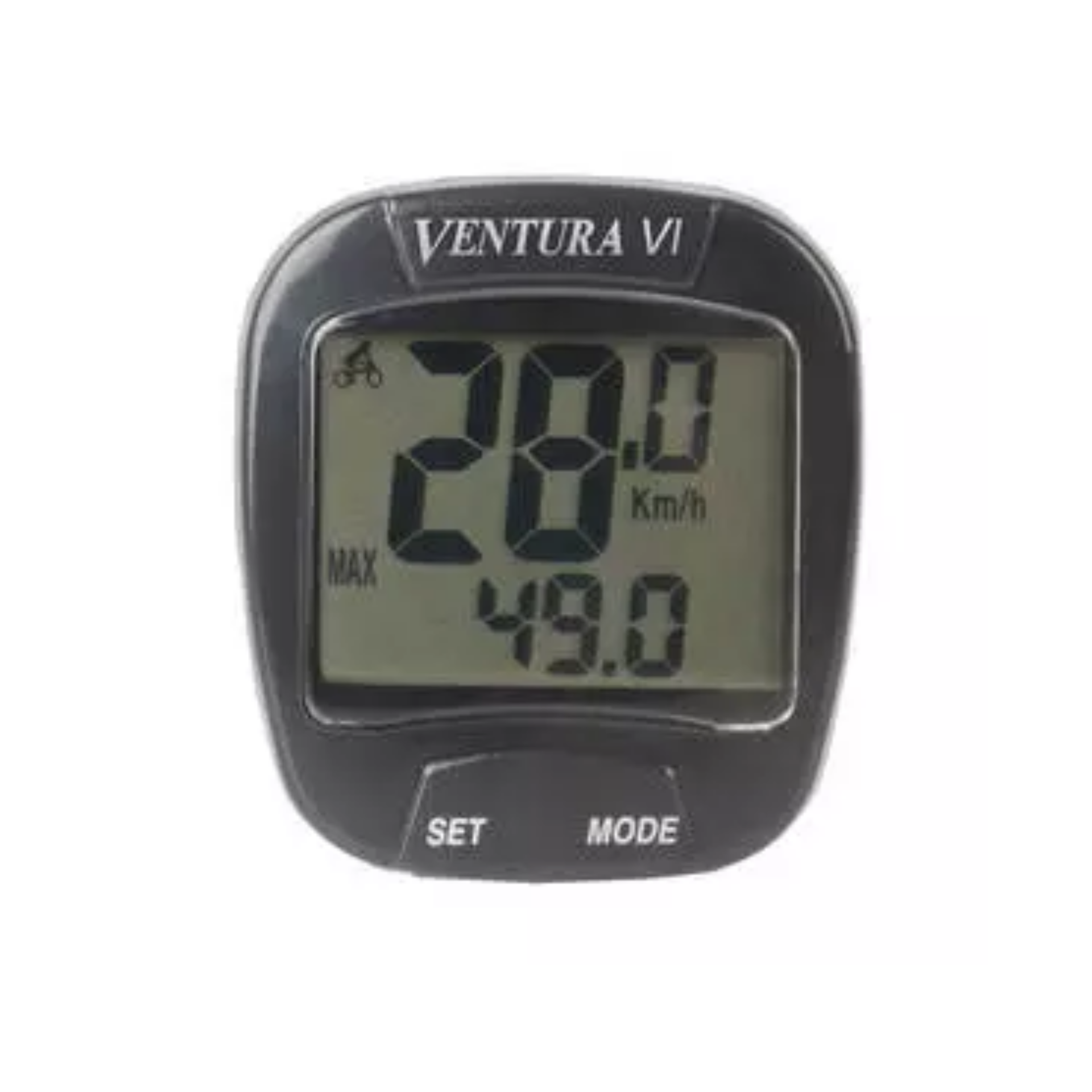 Ventura fietscomputer VI, bekabeld. 6 Functies (4015493240242)