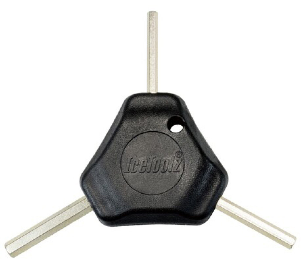 ICETOOLZ Y-SLEUTEL INBUS 4/5/6MM OP KAART (4718152701114)