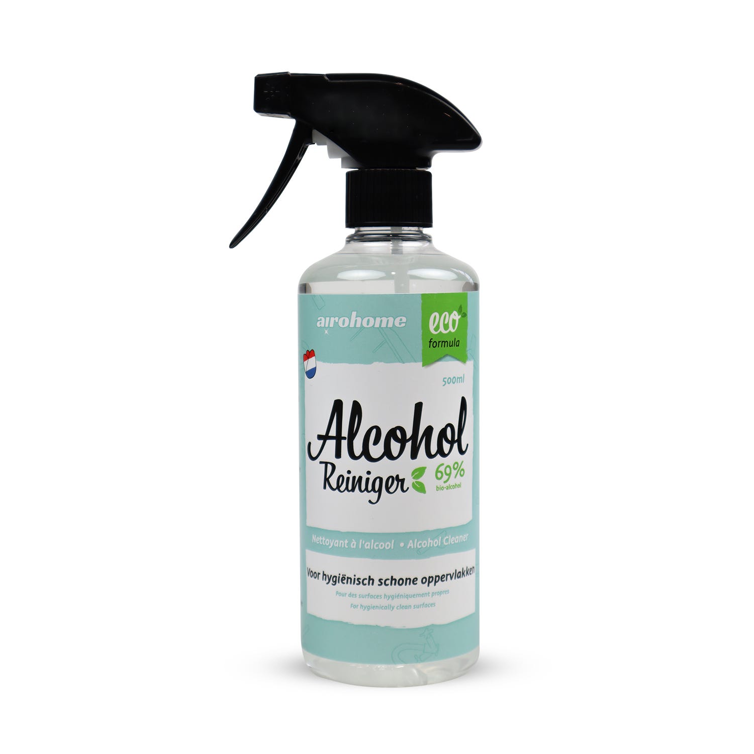 Onbekend Airohome alcohol reiniger 500ml (8720254668116)