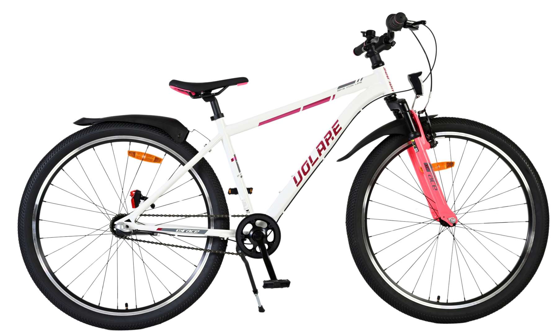 Volare XC Race Kinderfiets 26 inch Nexus 3 Wit/Roz (8715347226861)