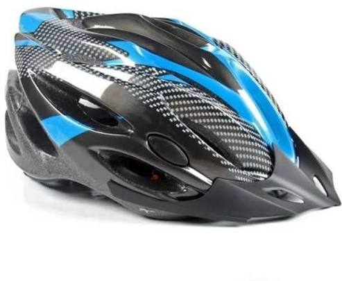 Mirage helm uni 58-62cm, met vizier, zwart/blauw (8717729489147)