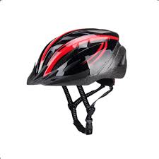 FALKX Helm, maat M 55-58cm rood/zwart. Voldoet aan (8720574372847)