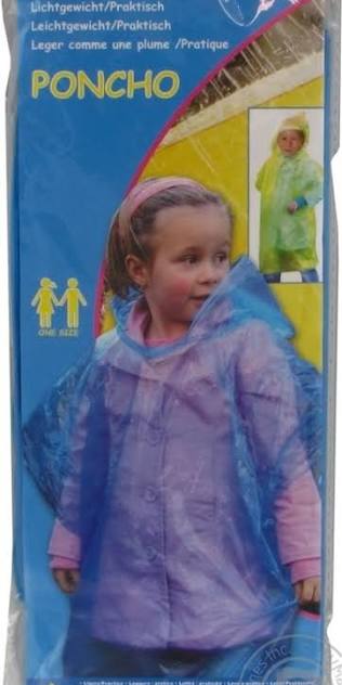 Km Wegwerp Poncho Kind (8711295691454)