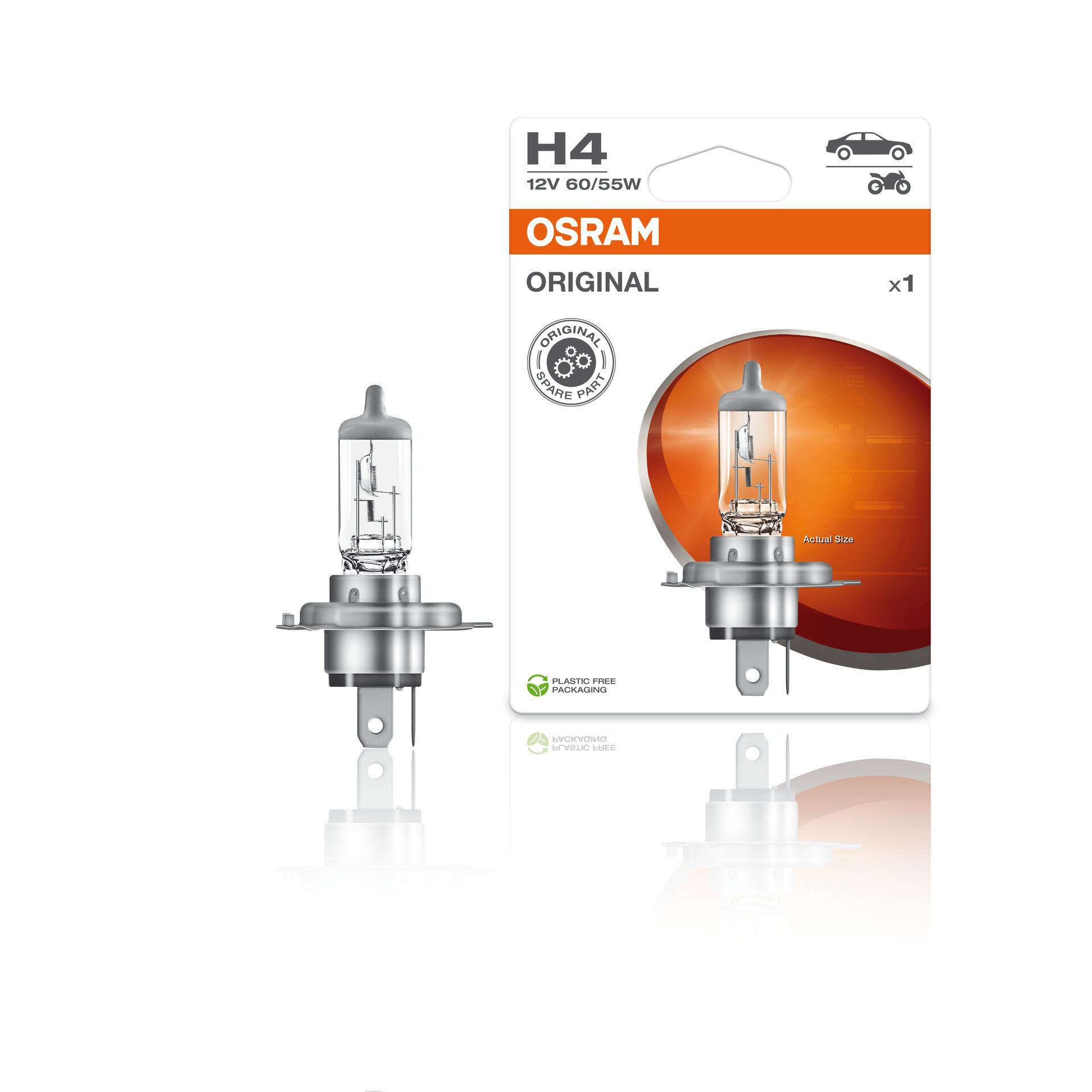 Osram Original Line Autolamp H4 12V 60/55W Blister (4062172395601)