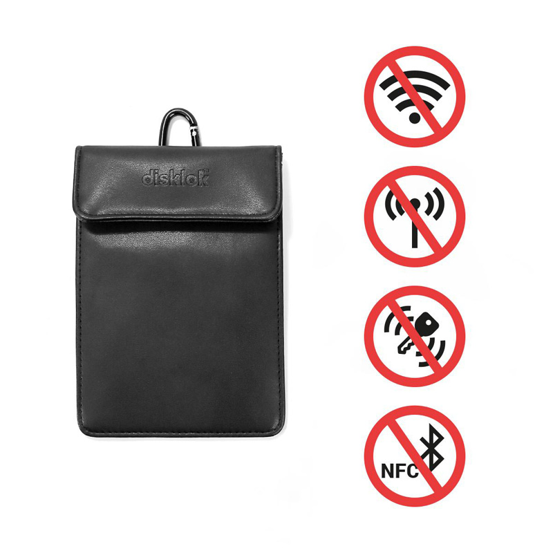 Merkloos Disklok Sleutelhoes RFID - Maat L - Anti-skimming (5035895203910)
