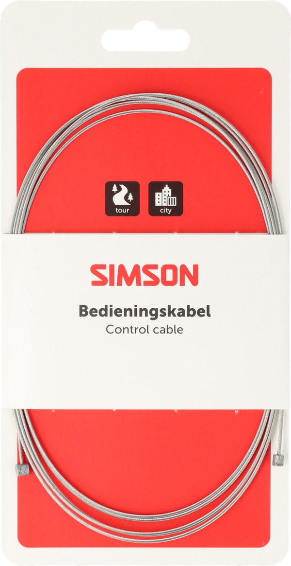Binnenkabel Simson versnelling derailleur RVS (8711646935466)