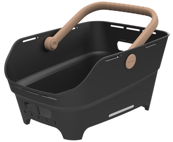 Basil Fietsmand Cento Neo achter 46 x 23 x 14 cm - zwart (8715019200403)