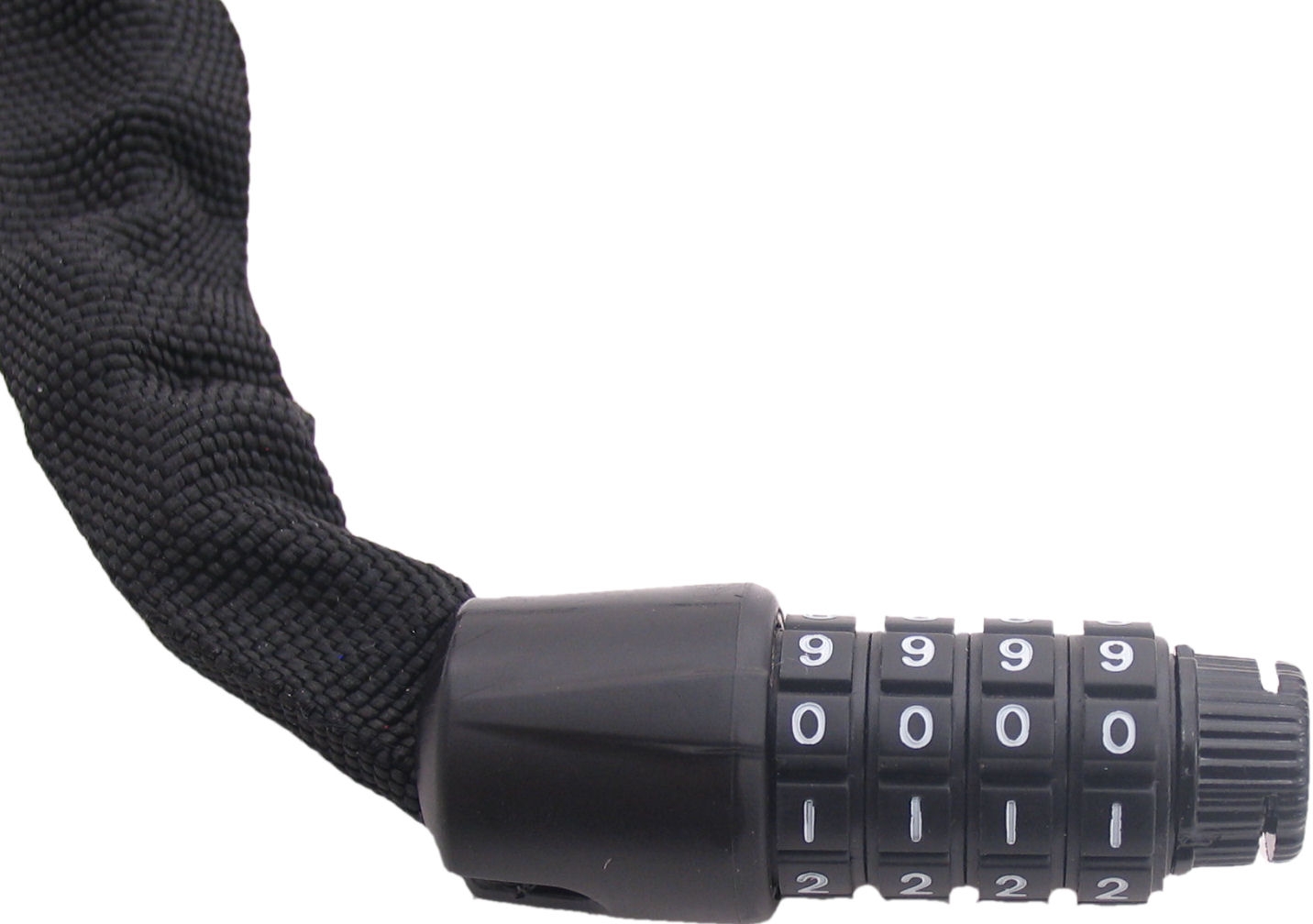 Kettingslot met code Edge Web Racer 90cm - zwart (8718404503868)