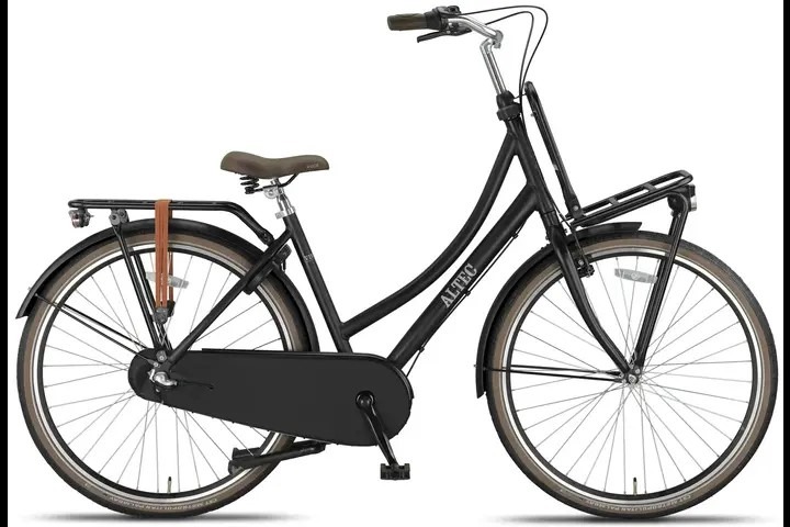 Altec Vintage 28 inch Transportfiets Mat Zwart 57cm (8698906312253)
