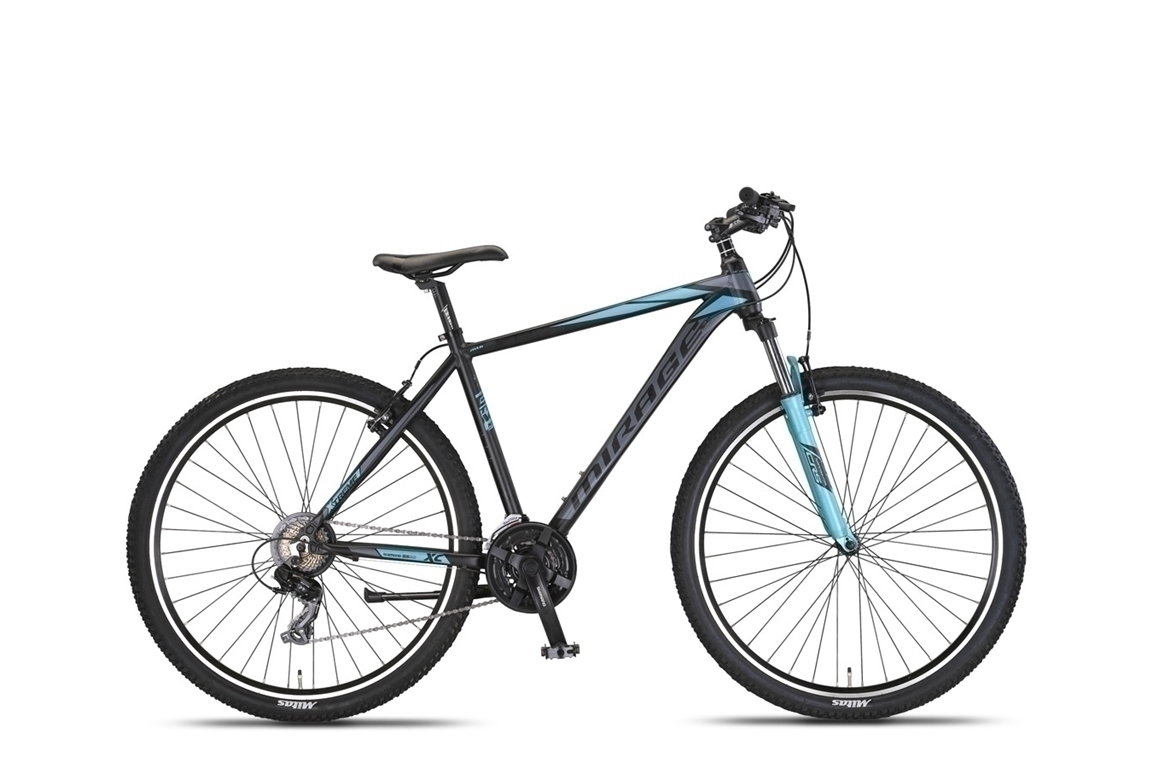 Umit Mirage 27.5 Inch Mtb V-Brakes Zwart/Turquoise (8698906158974)