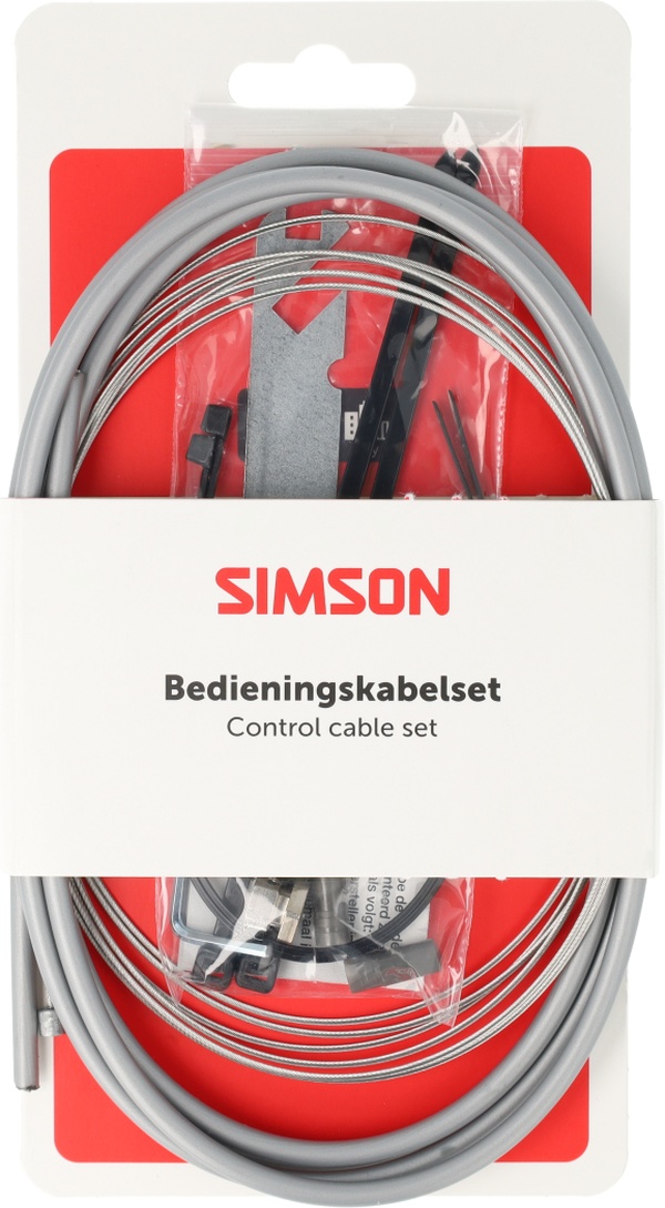 Simson Versnellingskabelset nexus 4/7/8 RVS - grijs (8711646935497)