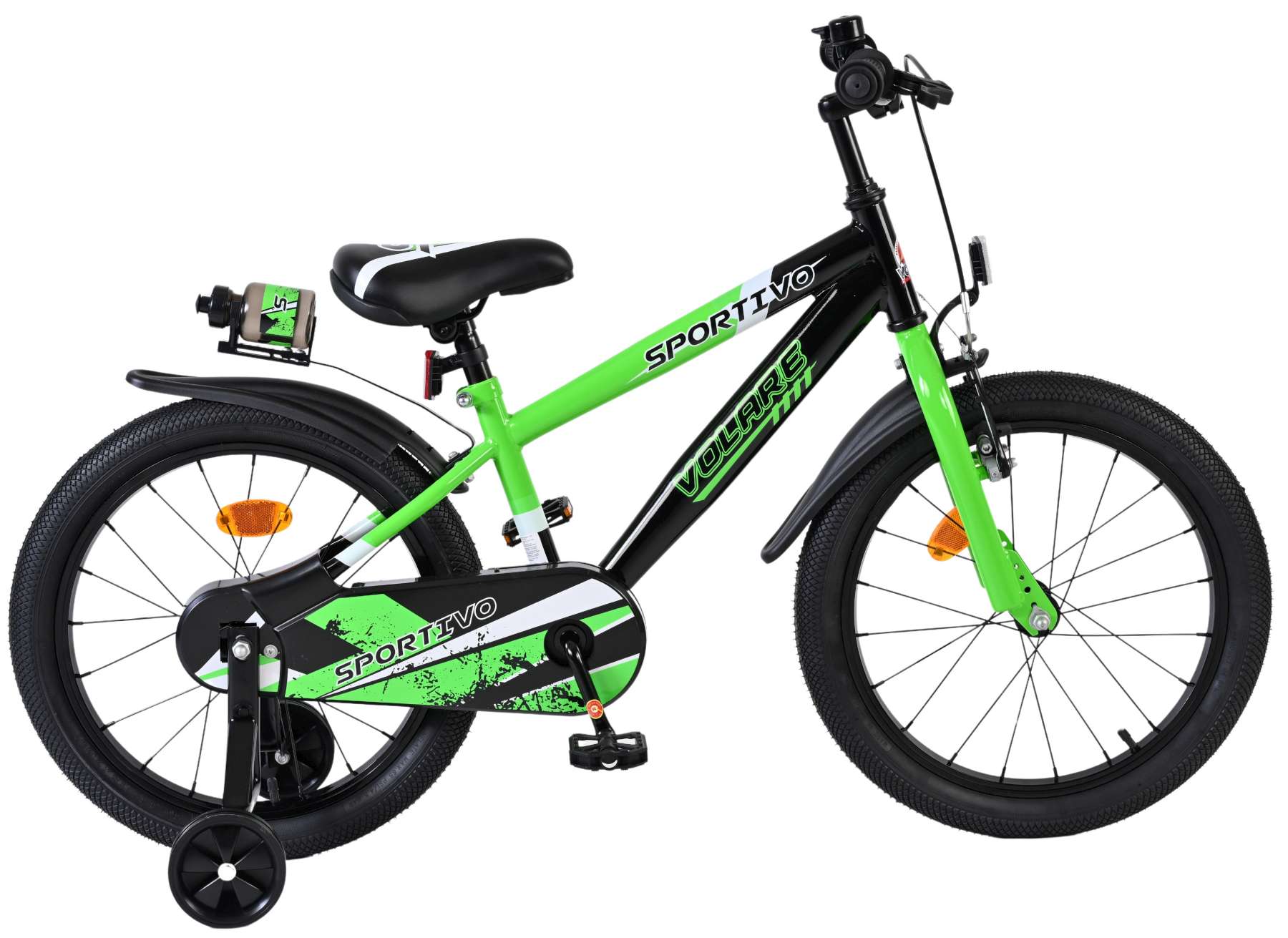 Volare Sportivo Kinderfiets Jongens 18 inch Groen (8715347518645)
