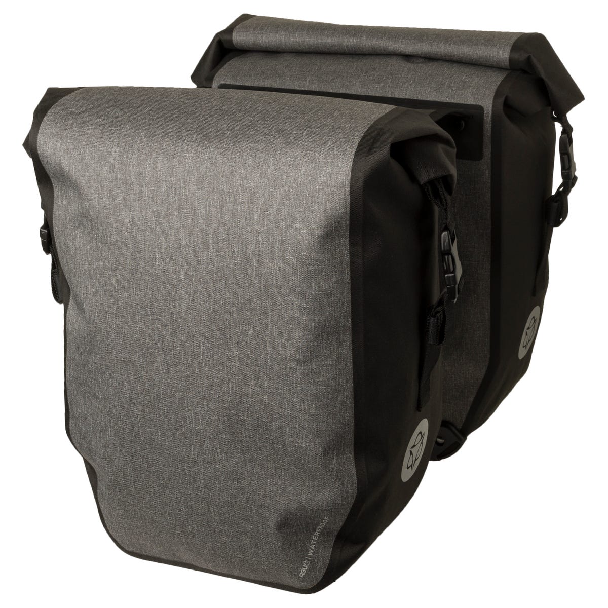 Agu clean dubbele fietstas shelter large melange g (8717565723030)