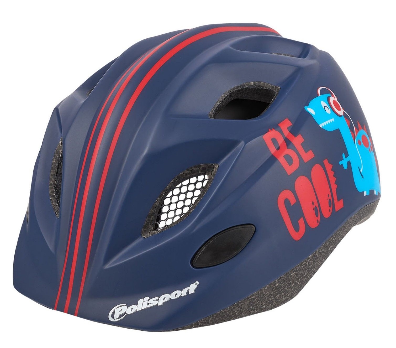 POLISPORT JUNIOR PREMIUM FIETSHELM S 52-56CM BE CO (5604415117787)