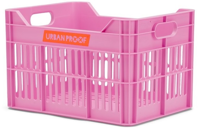 Urban proof Gerecyclede Fietskrat Junior 15 Liter - Felroze (8714044407771)