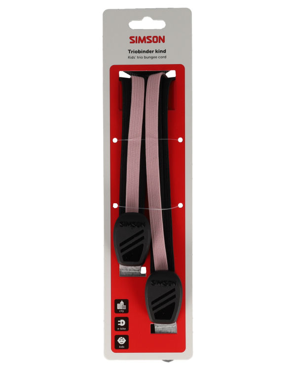 Triobinder Simson 24i meisje - zwart/rose (8711646943676)