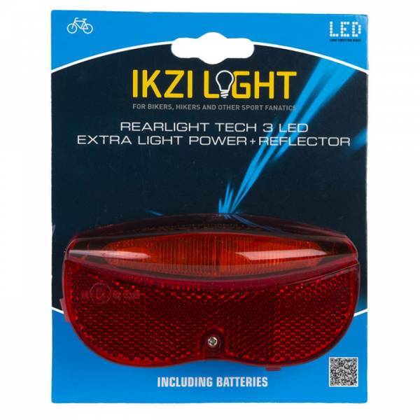 IKZILIGHT ACHTERLICHT BATTERIJ AAN/UIT 3XLED 50 MM (8717729485491)