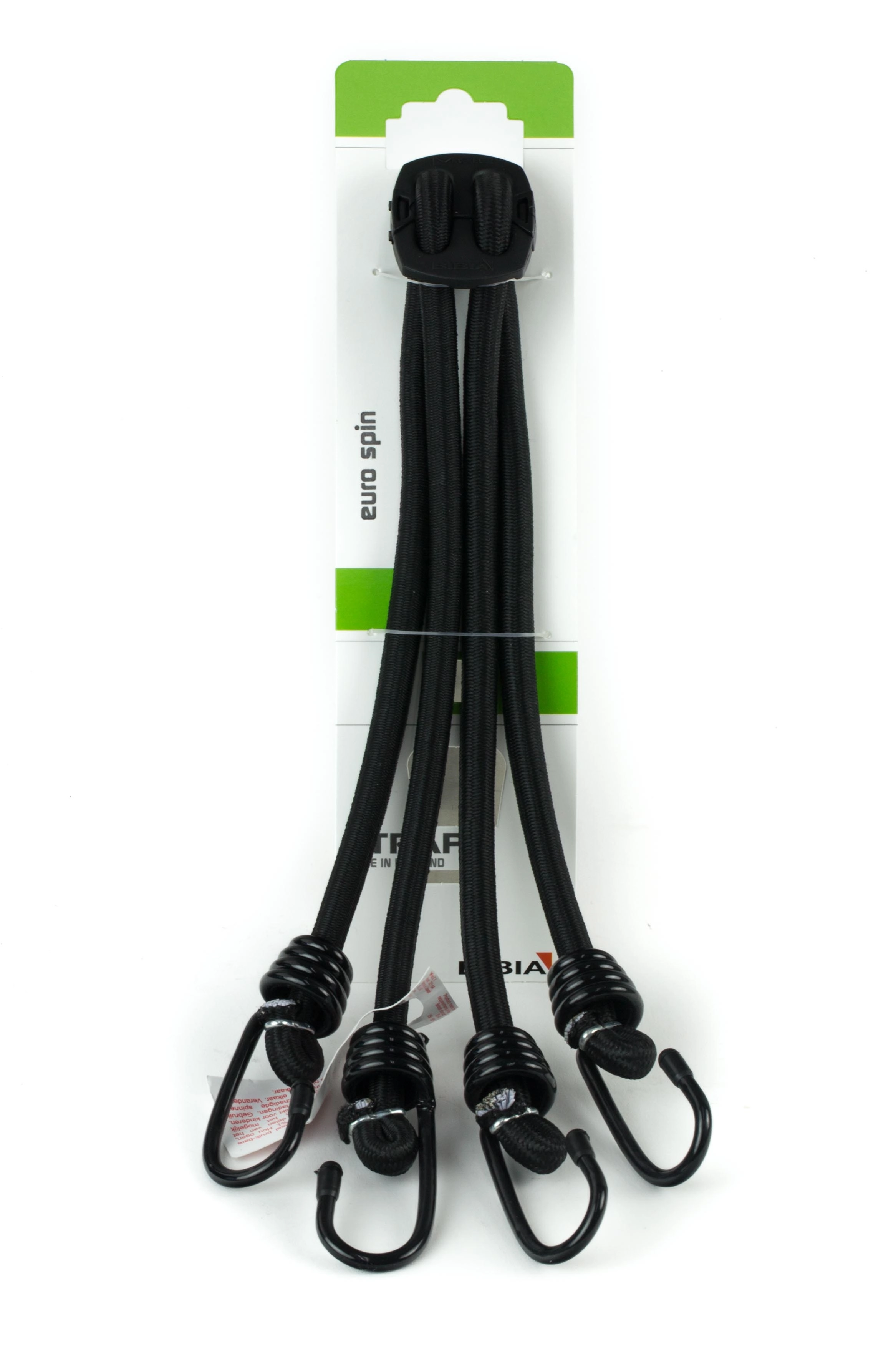 BIBIA EUROSPIN MET 4 HAKEN 4-10-65 ZWART OP KAART (8712864001346)