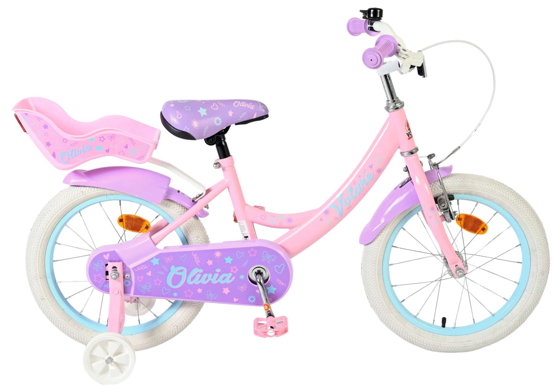 Volare Olivia Kinderfiets Meisjes 16 inch Roze 202 (8715347516115)