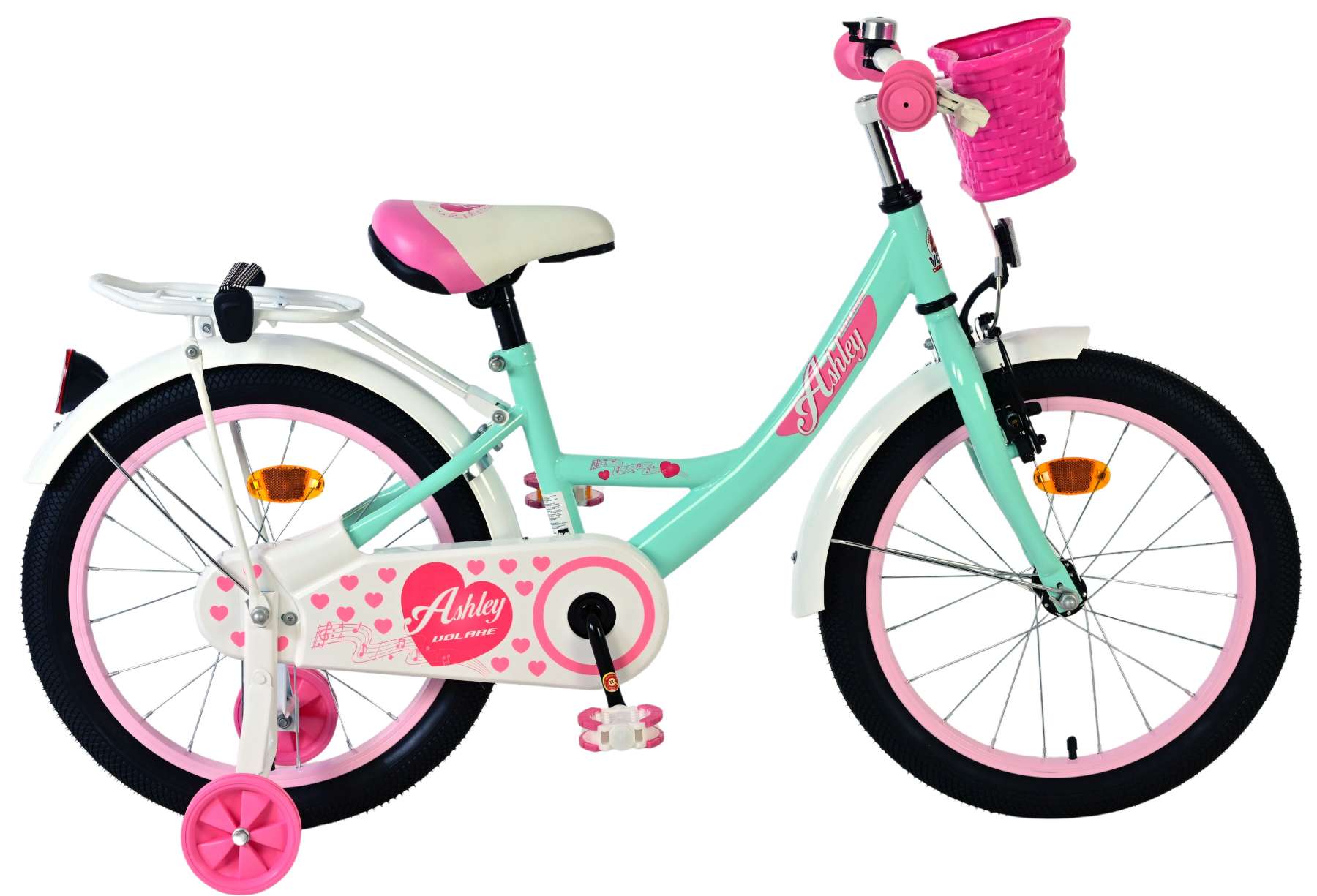 Volare Ashley Kinderfiets Meisjes 18 inch Groen 20 (8715347518034)