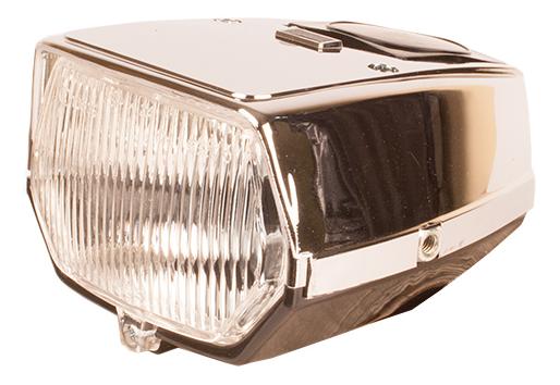 Koplamp puch maxi  rechthoekig chroom (8715705033629)