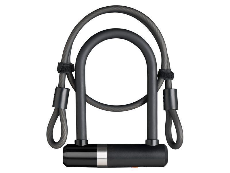 Axa u-beugelslot newton ul mini m/kabel 100mm*8mm (8713249248479)