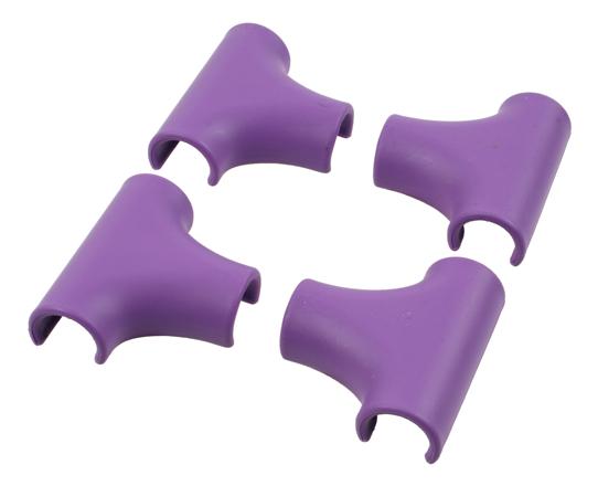Steco t-signer paars per 4 past op 16mm voordrager (8713397008284)