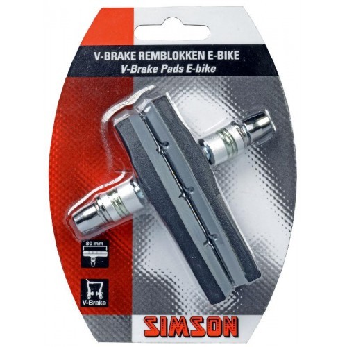 020209 simson v-brake remschoen e-bike 80mm p/2 (8711646202094)