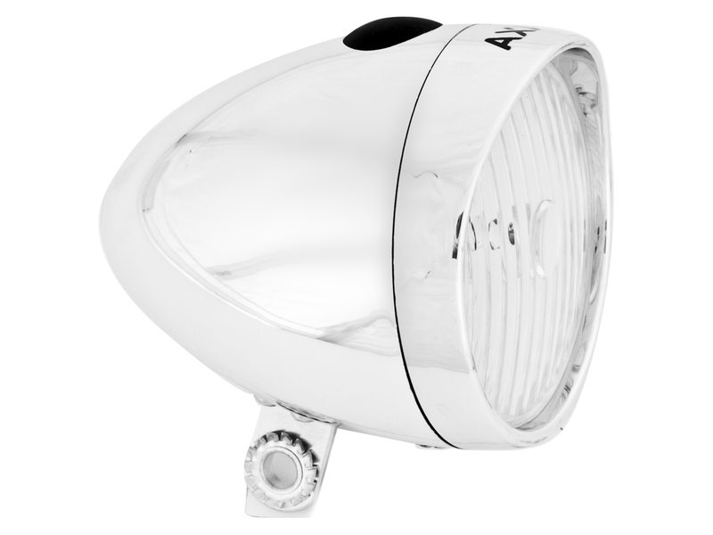Axa koplamp classic switch led batterij zilver aan (3379929100960)