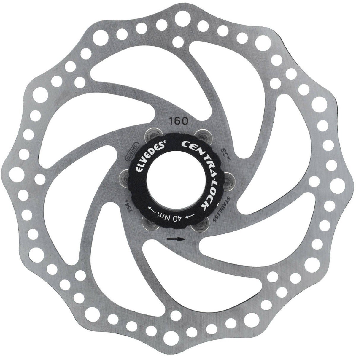 Elvedes remschijf 160mm centerlock (8716706024005)