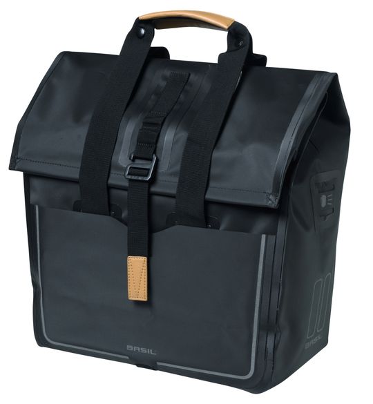 Basil shoppertas Urban dry matt black (8715019176937)
