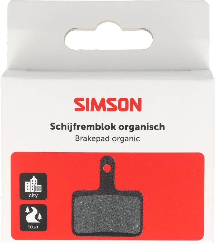Simson schijfremblok organisch Shimano/Tektro (8711646935879)