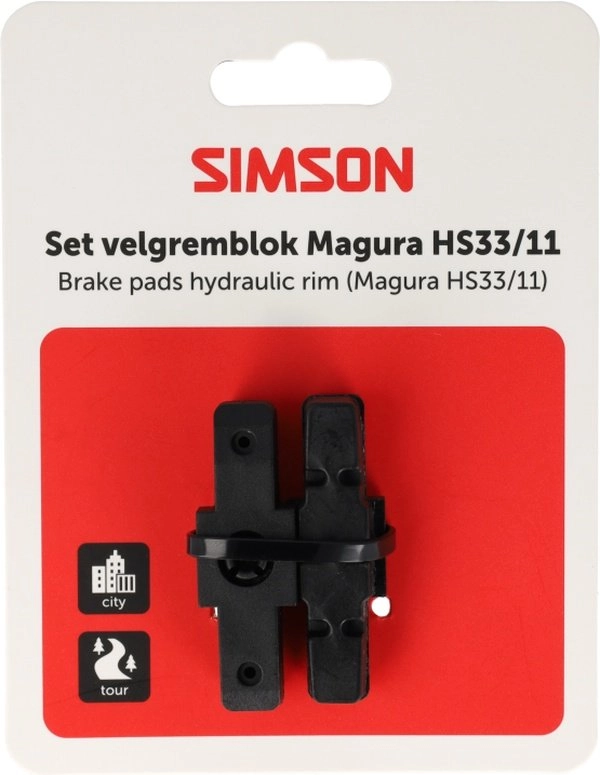 Simson remblok set Magura HS11/33 velgrem (8711646934773)