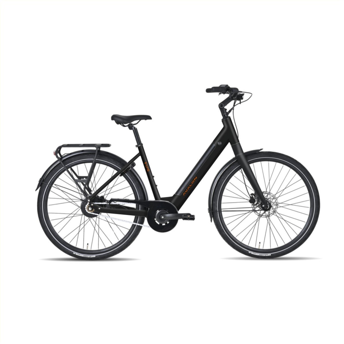 AVALON E-LINQ Dames 50cm matzwart 14Ah accu Dames zwart 50cm 2026 (8720574374810)