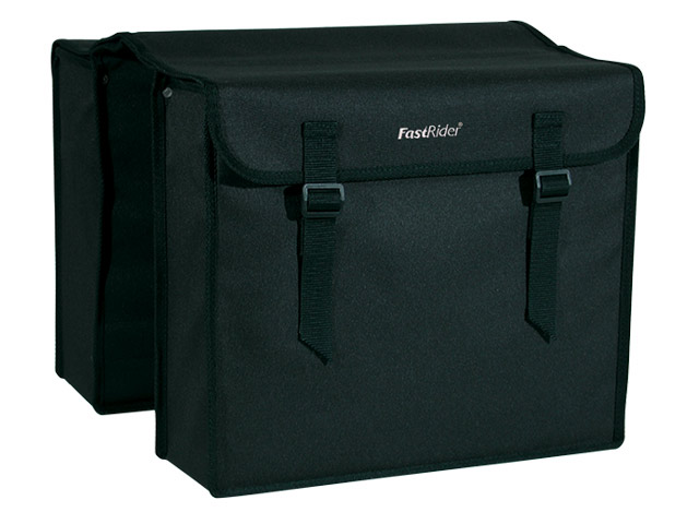 Fastrider Dubbele tas basic zwart (8712719180011)