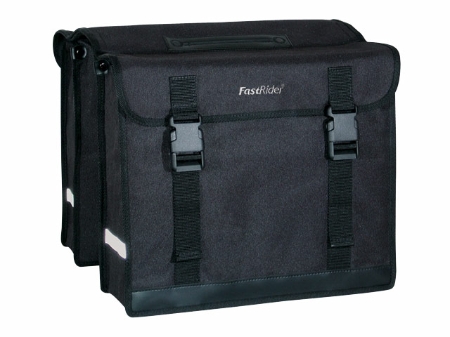 Fastrider Dubbele tas uni zwart (8712719230013)