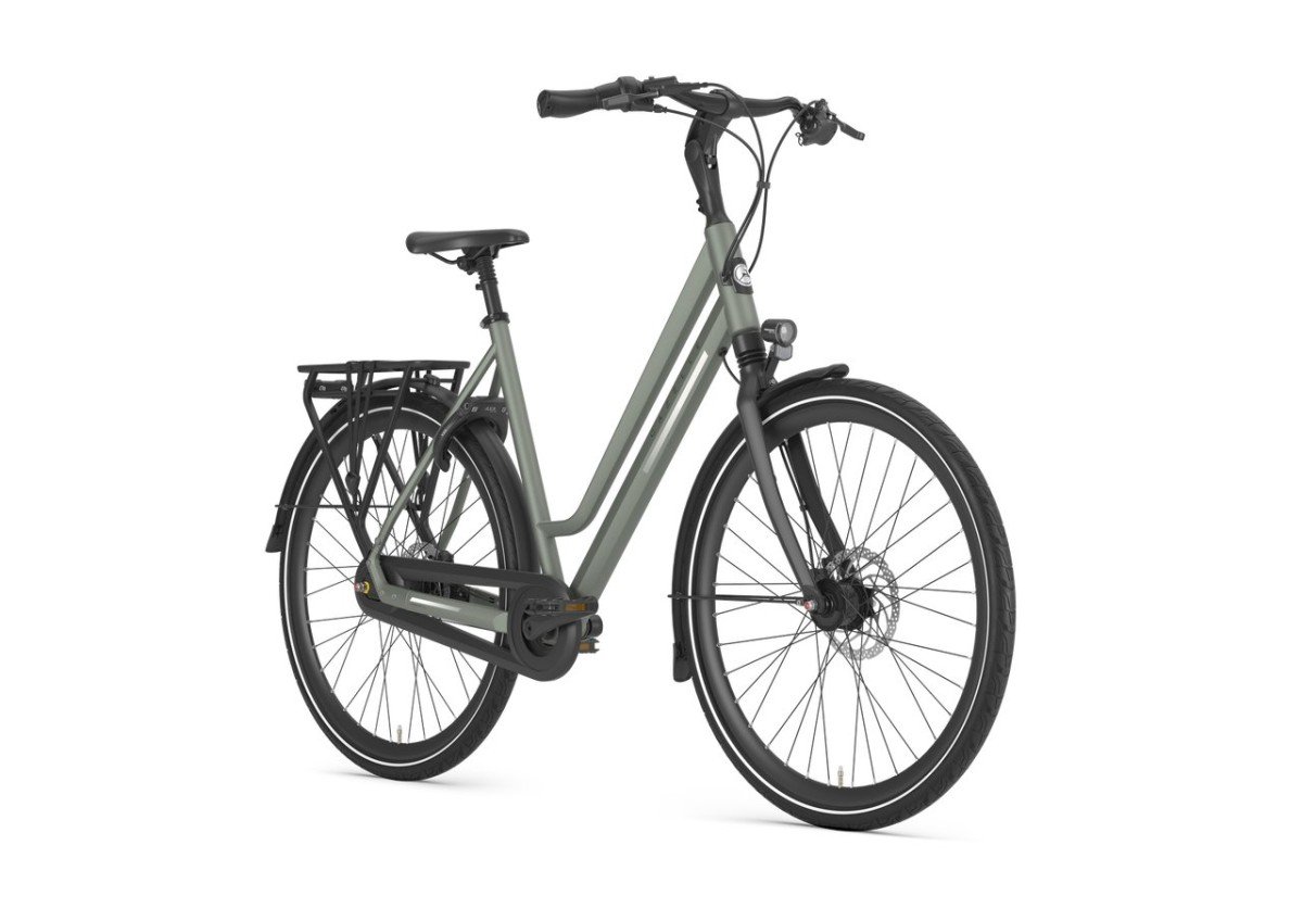 GAZELLE Chamonix C8 Dames Clay Green Mat 57cm 2024 (8717231361320)
