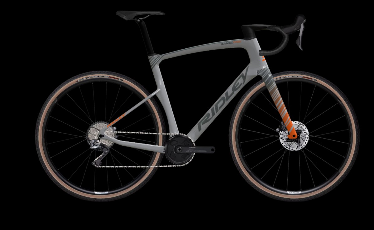 Ridley Kanzo Fast GRX800 M, KAF02 As zilver oranje (F.29652)