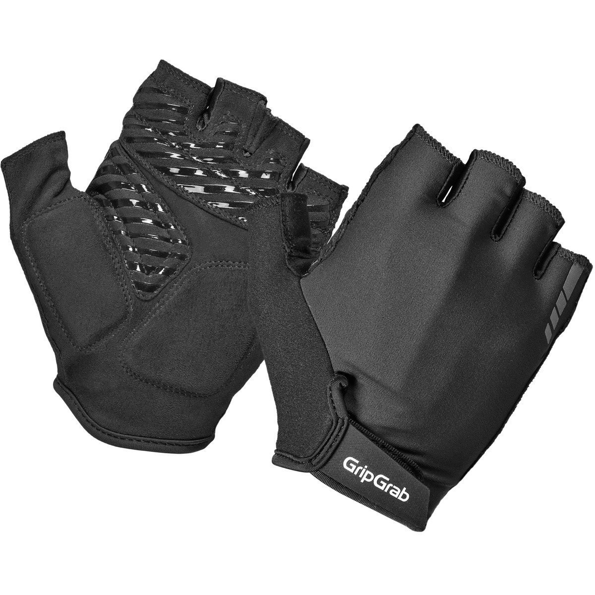 Gripgrab ProRide RC Max korte-vinger zomer fietshandschoenen met padding - Black (5708486023708)