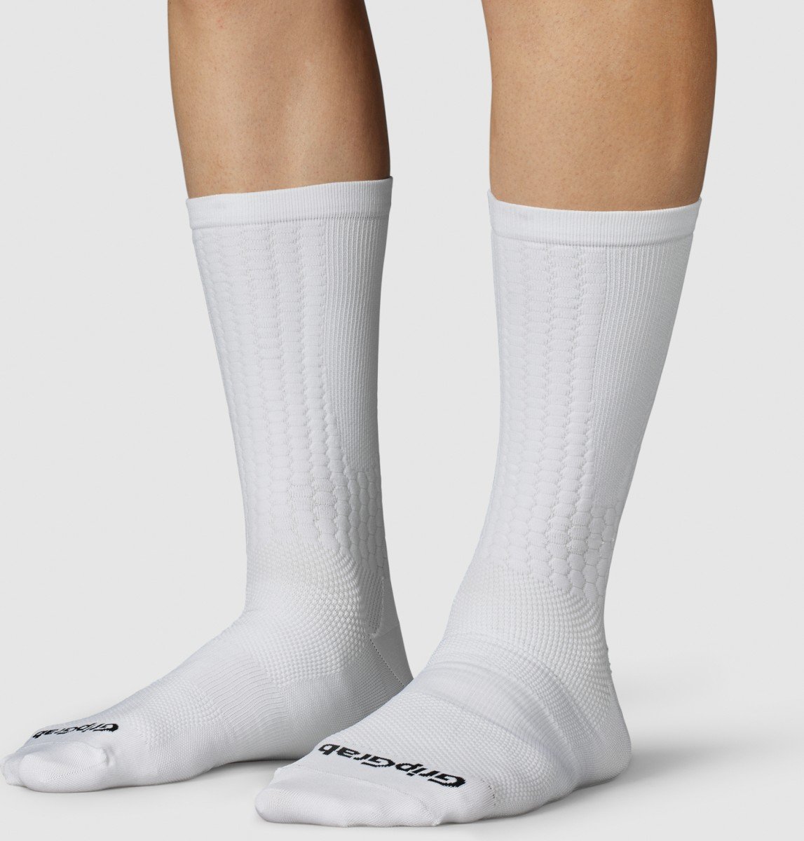 Gripgrab FastStream Aero fietssokken - White - L/44-47 (5708486024590)