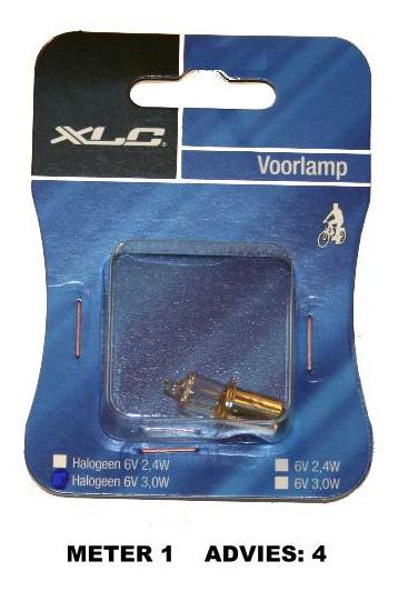 Voorlamp Xlc hal.6v 3.0w met kraag (8715957012434)