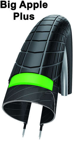 Schwalbe Bub 20x215 sc 55-406 r big apple plus gg zw (4026495708500)