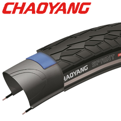 Chaoyang 28x1.75 Big City naturel RS met 1.5mm Kevlar-Floc (6938112691998)