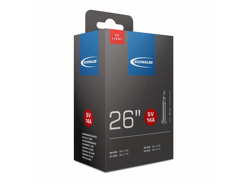 Schwalbe Bib 26x150-210 sc sv (40) xxlight sv14a (4026495099400)