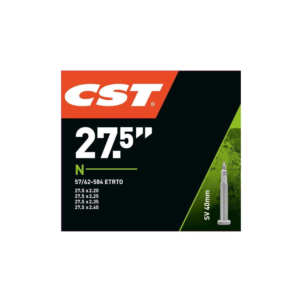 Binnenband 27.5x225-240 Cst sv (40) (6933882570481)