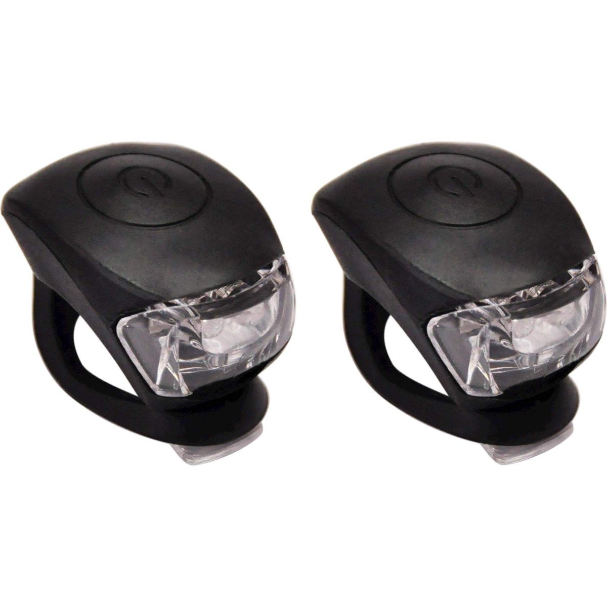 Siliconen LED fietslampjes Urban Proof - zwart (8714044400536)