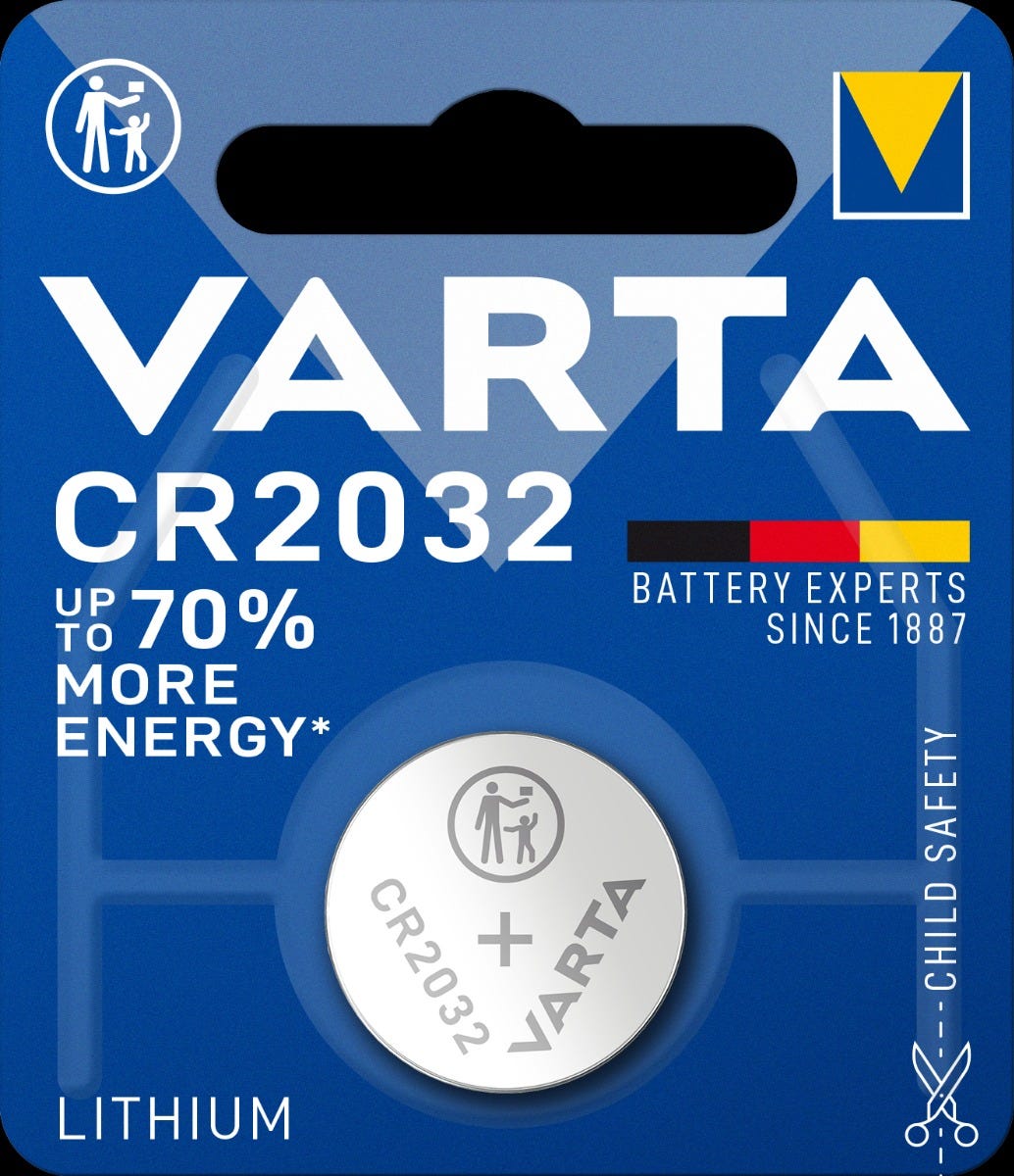 Varta Batt va cr2032 knoop (4008496276882)