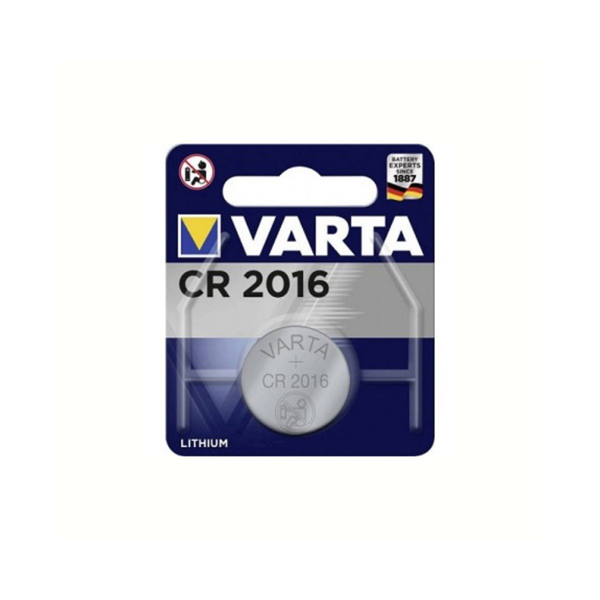 Varta Batt va cr2016 knoop (4008496276639)