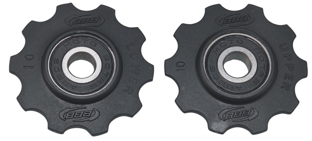 Bbb BDP-01 Derailleurwieltjes RollerBoys 10T 10T Zwart (8716683001952)